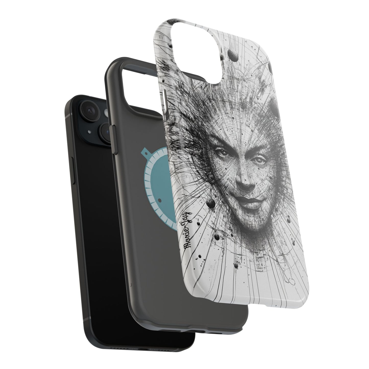 Artistic Magnetic Phone Case - Unique Design for Creative Minds