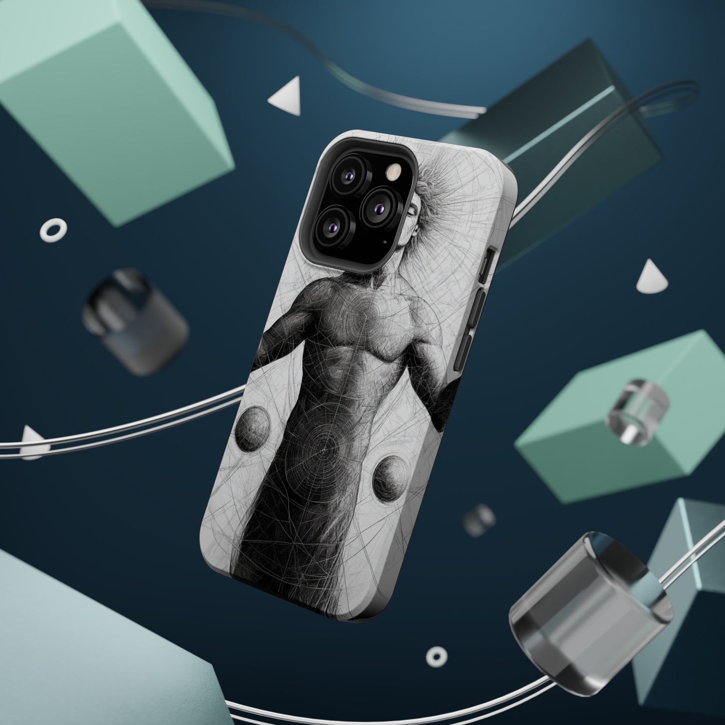 Artistic Magnetic Tough Case with Mystical Design