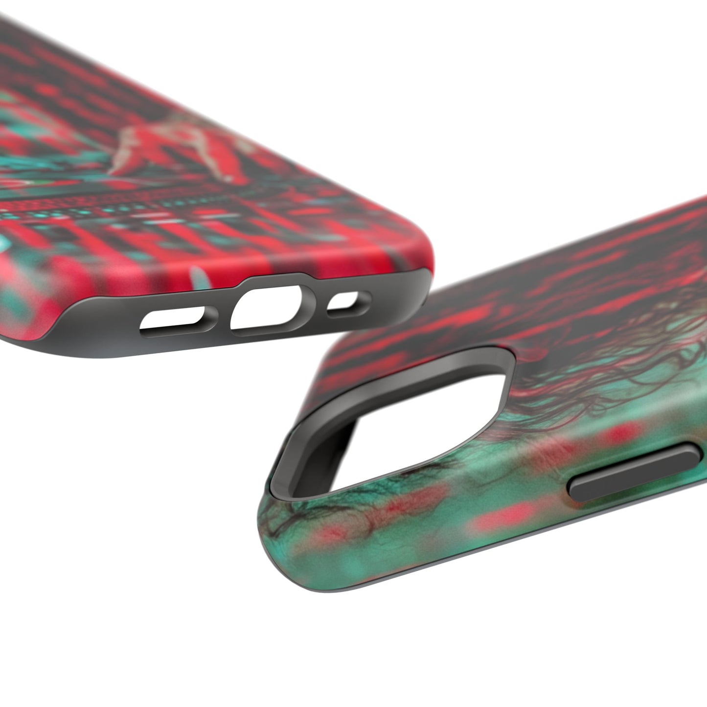 "Vinyl Virtuoso" Luxury Magnetic Wireless Charging iPhone Case by Moxie Jay