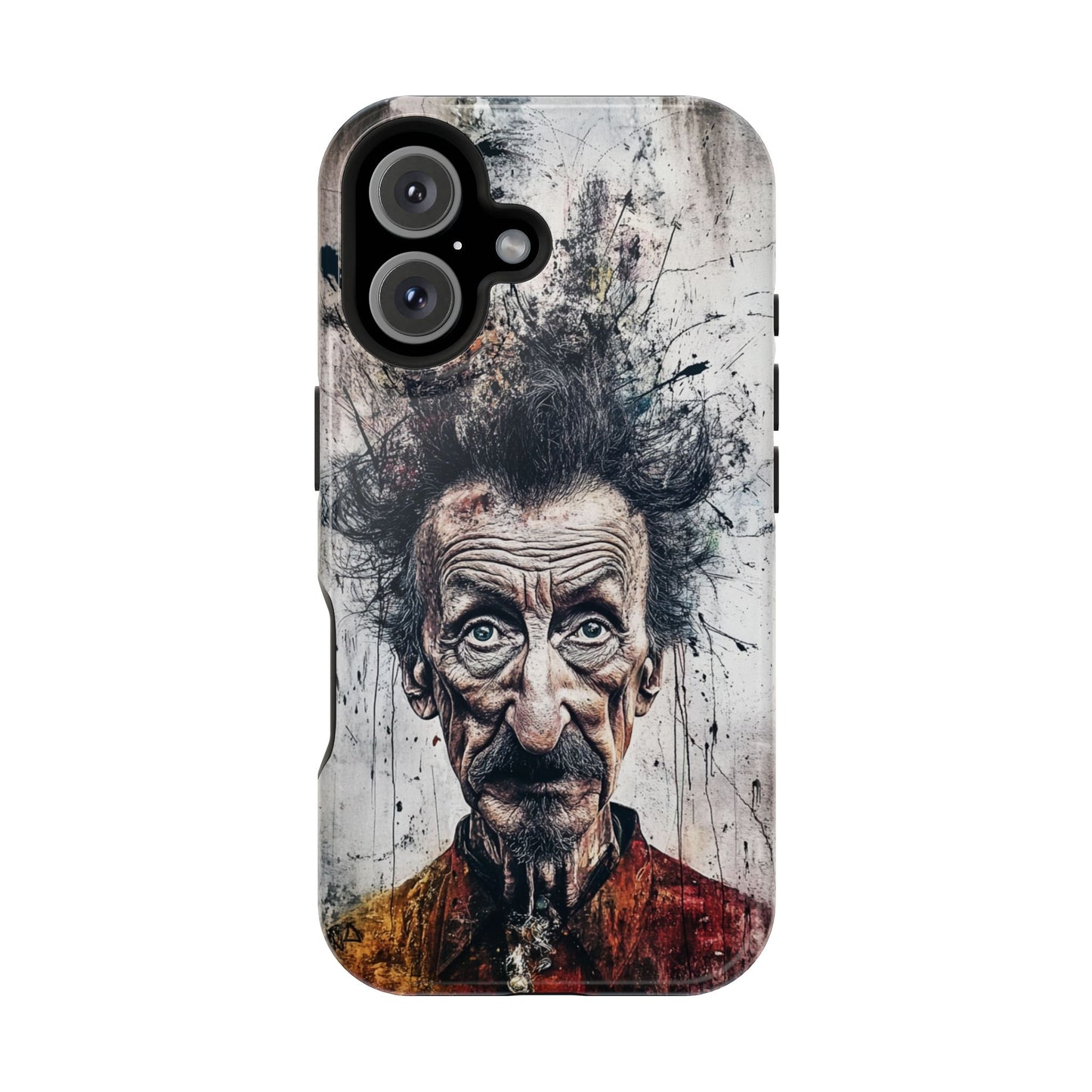 Luxurious Magnetic Wireless Charging Tough iPhone Case - "Demonic Dali" by Moxie-Jay