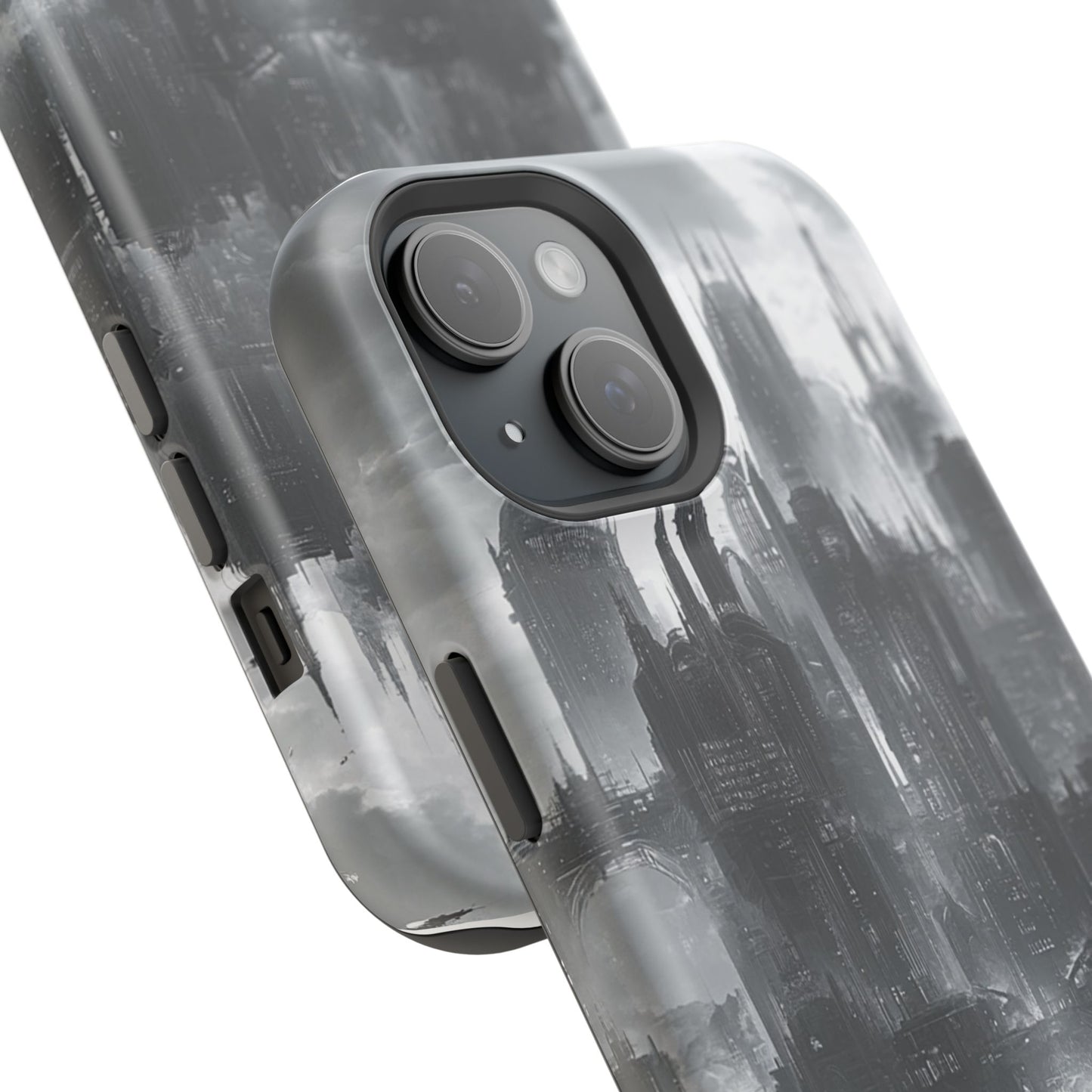 iPhone Magnetic Tough Case - Futuristic Gotham Design by Moxie Jay