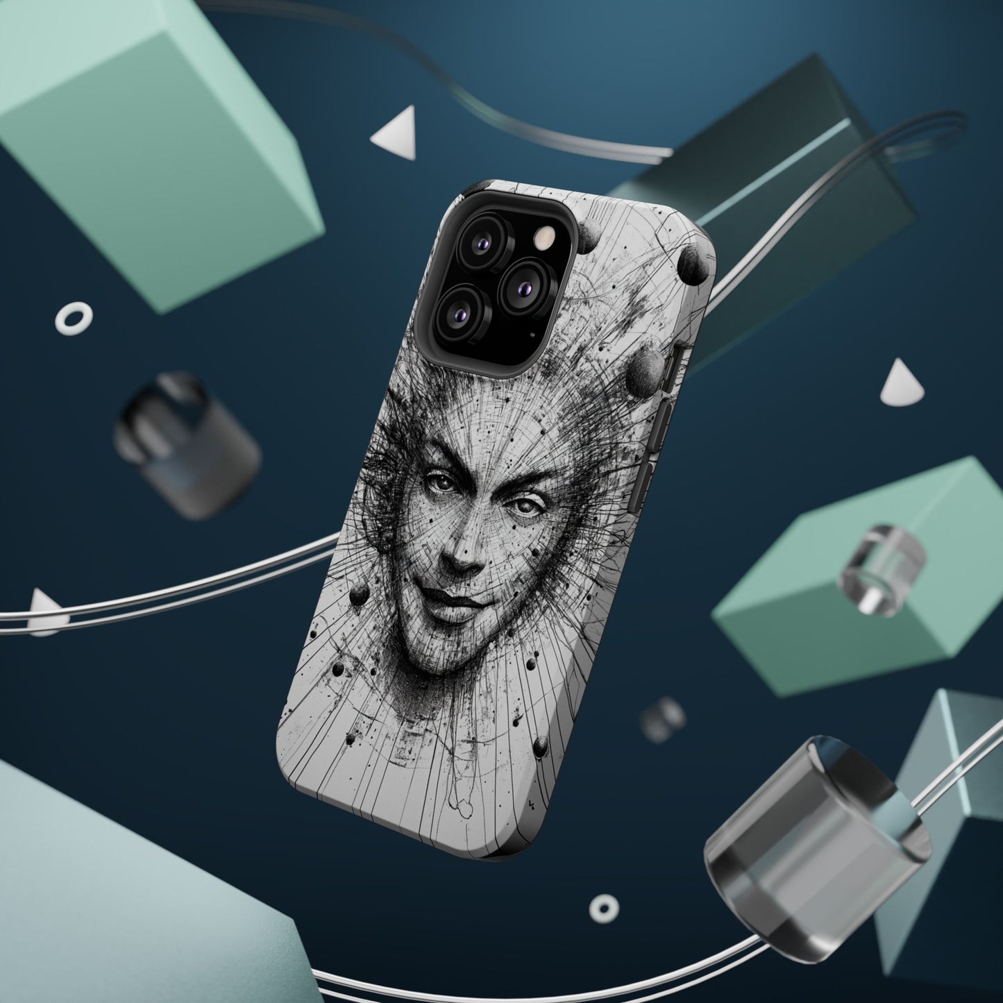 Artistic Magnetic Phone Case - Unique Design for Creative Minds