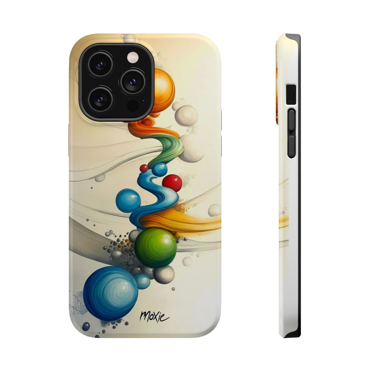 Phone Case - Abstract Balls Design by Moxie-Jay - Magnetic Tough