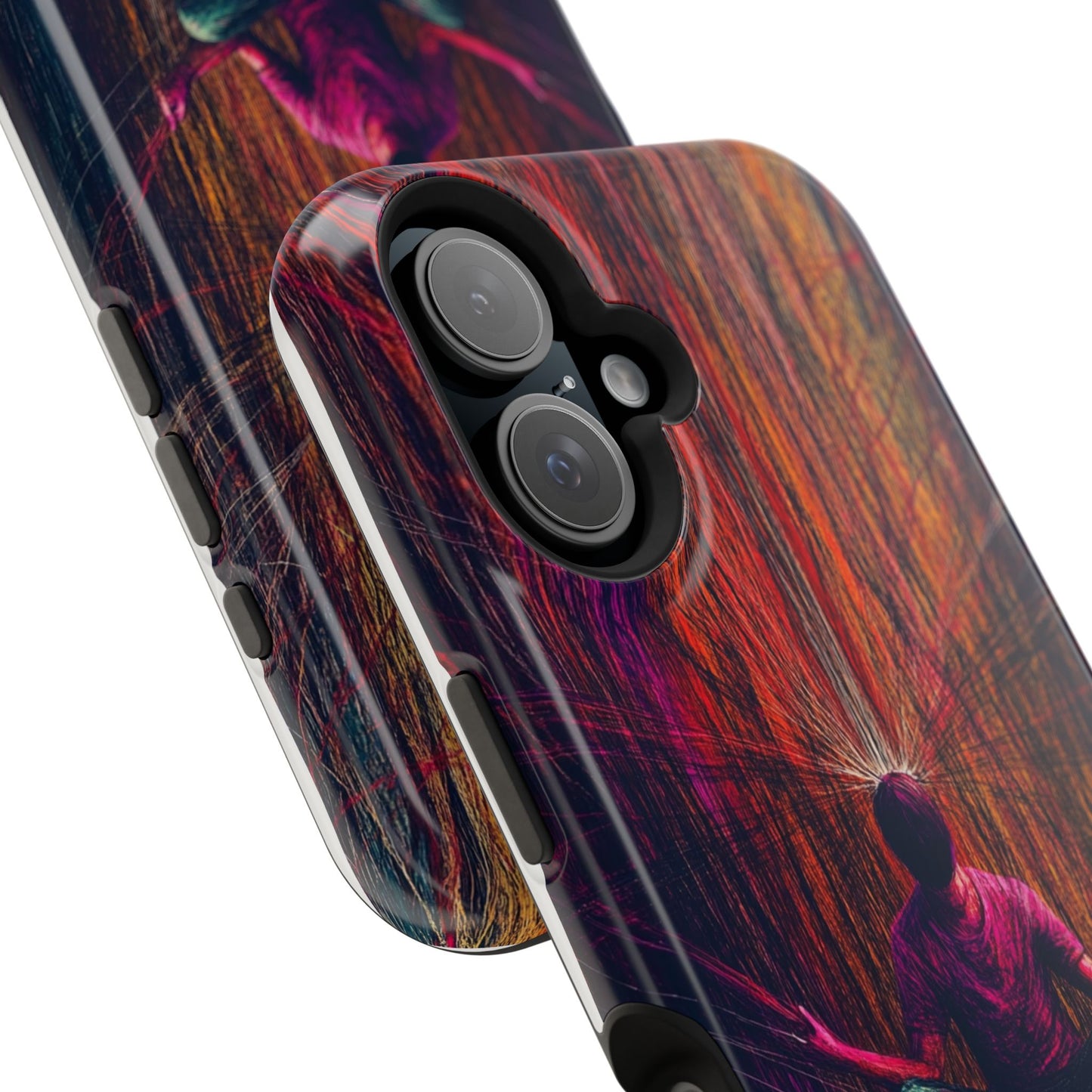 Luxurious Magnetic Wireless Charging Tough iPhone Case - "Transcendence" by Moxie-Jay