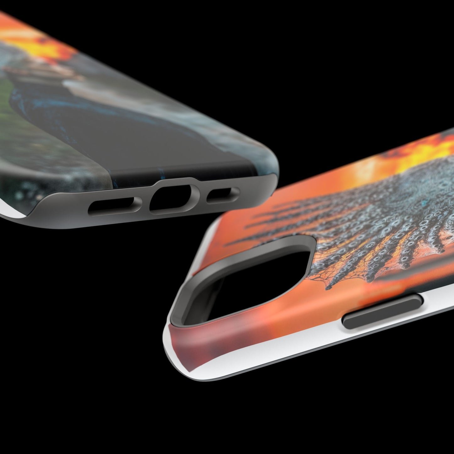 Sunset Goddess" Magnetic Wireless Charging iPhone Case by Moxie Jay