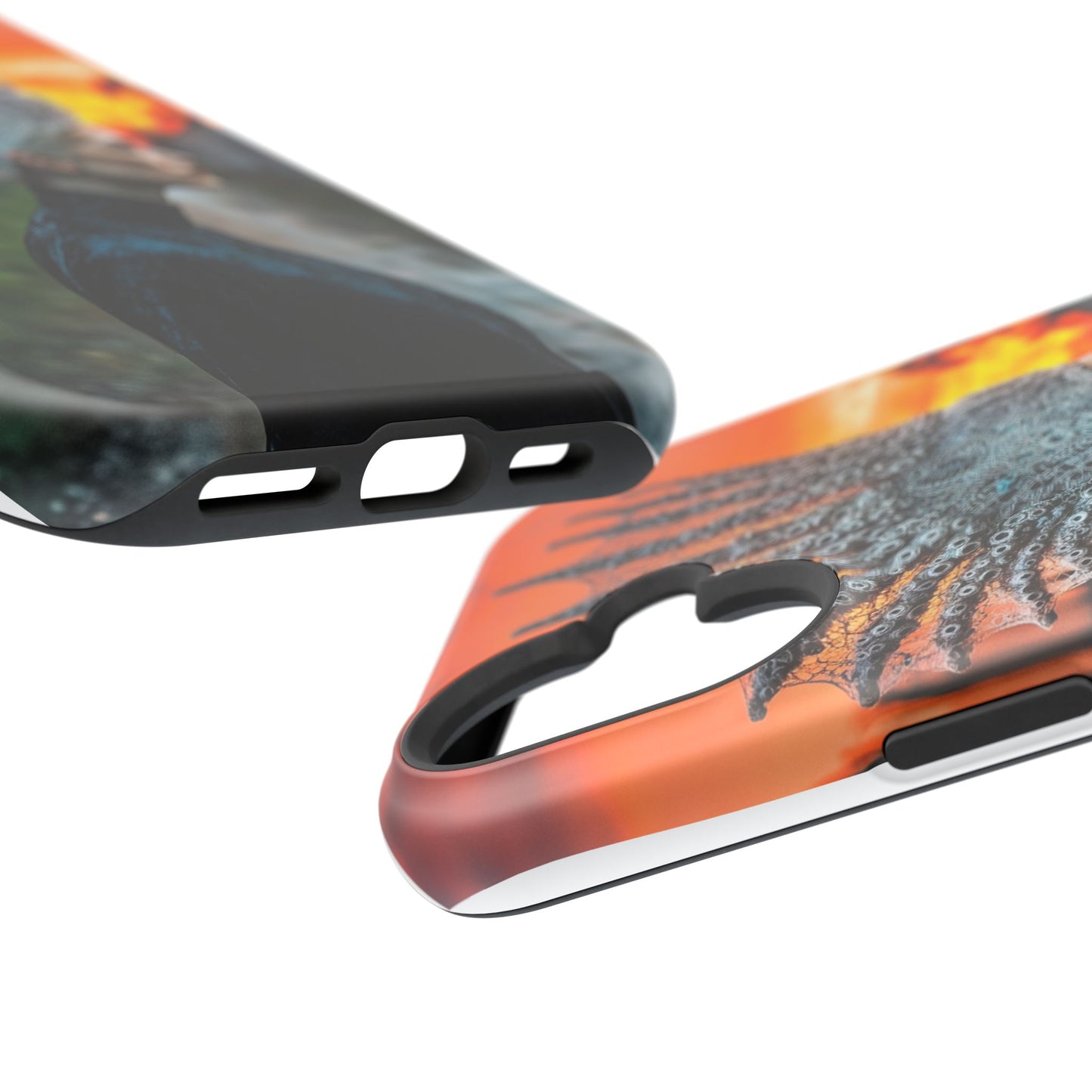 Sunset Goddess" Magnetic Wireless Charging iPhone Case by Moxie Jay
