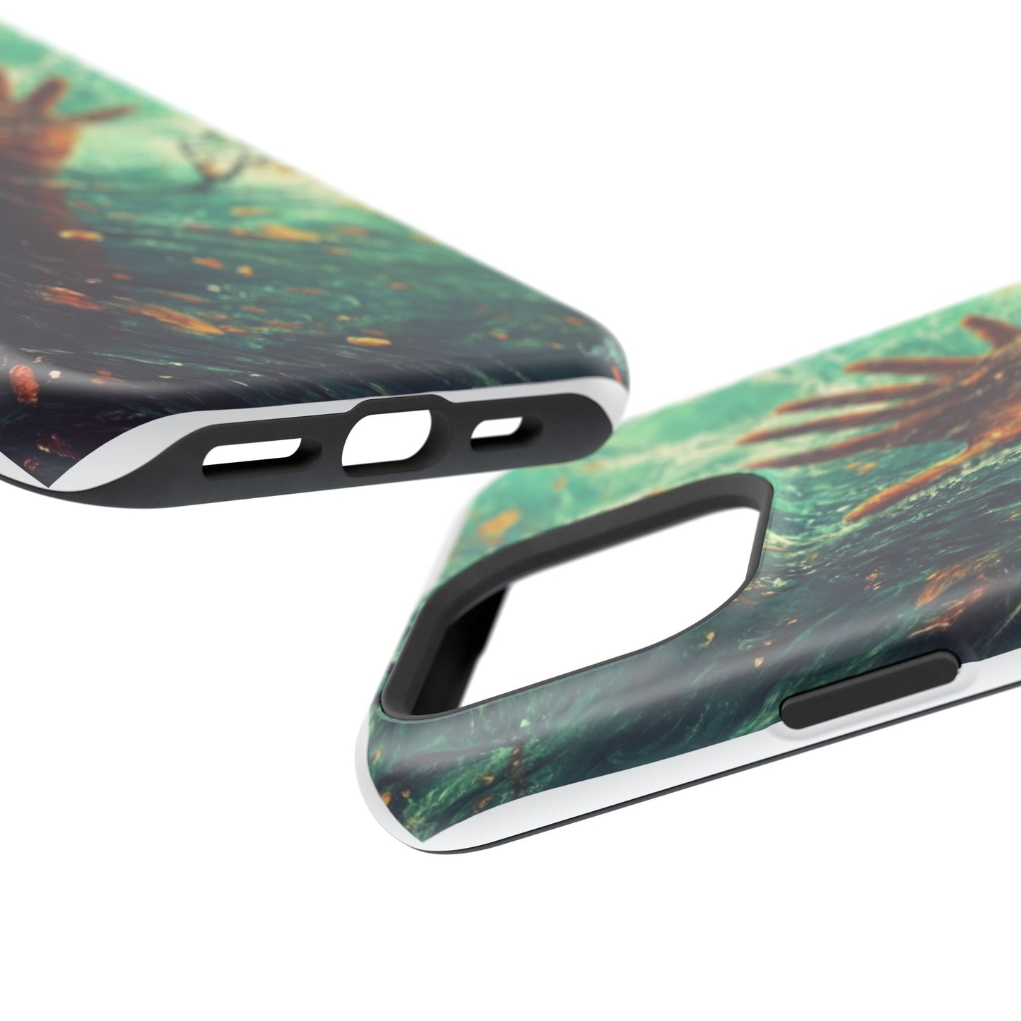 Magnetic Phone Protector Case - Ocean Surfer Design