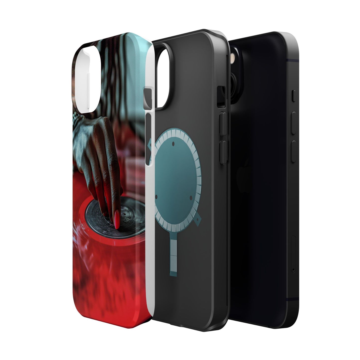 Luxurious MagSafe® Compatible iPhone Case - "Vinyl Groove" by Moxie-Jay