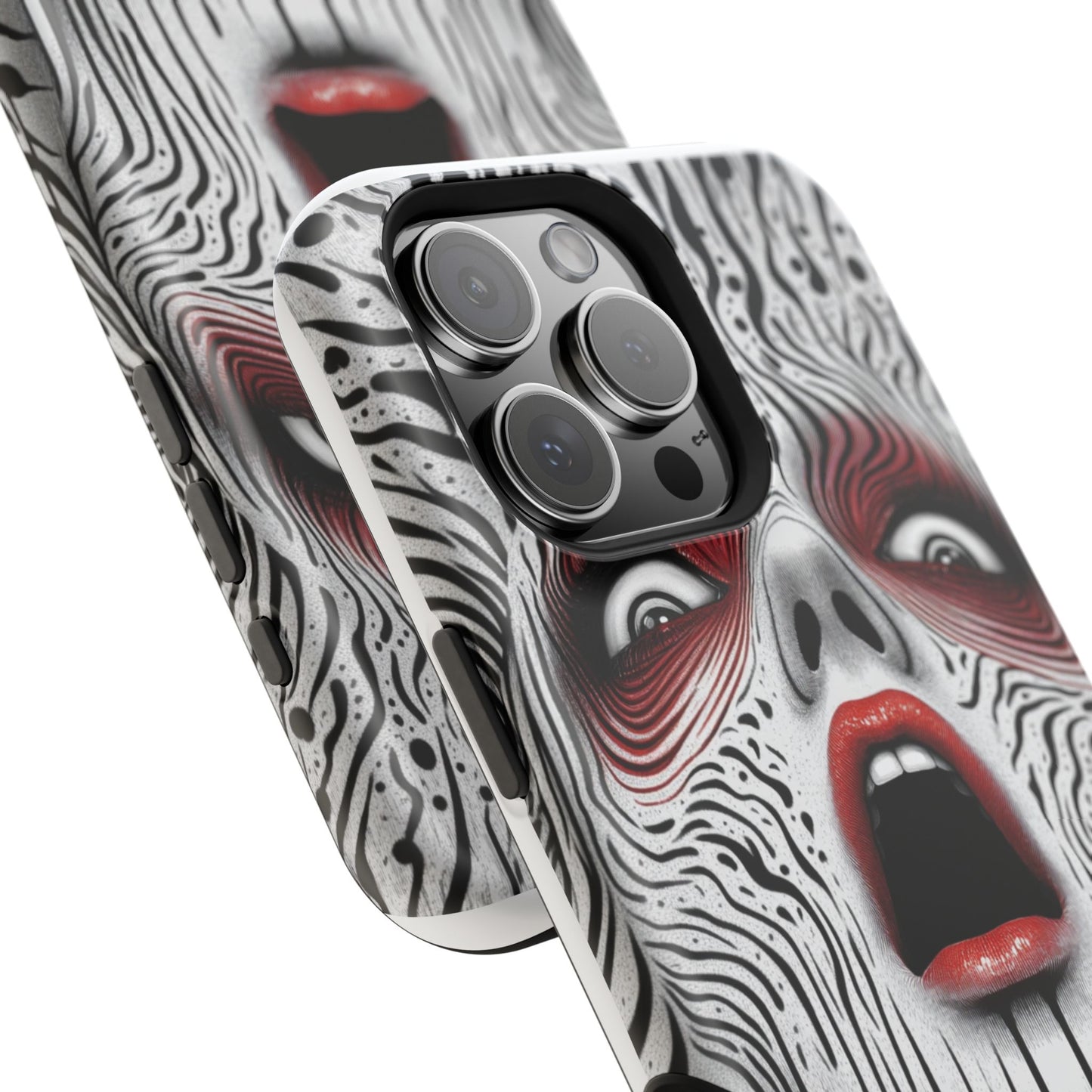 "Punk Meltdown" Luxury Magnetic Wireless Charging iPhone Case by Moxie Jay