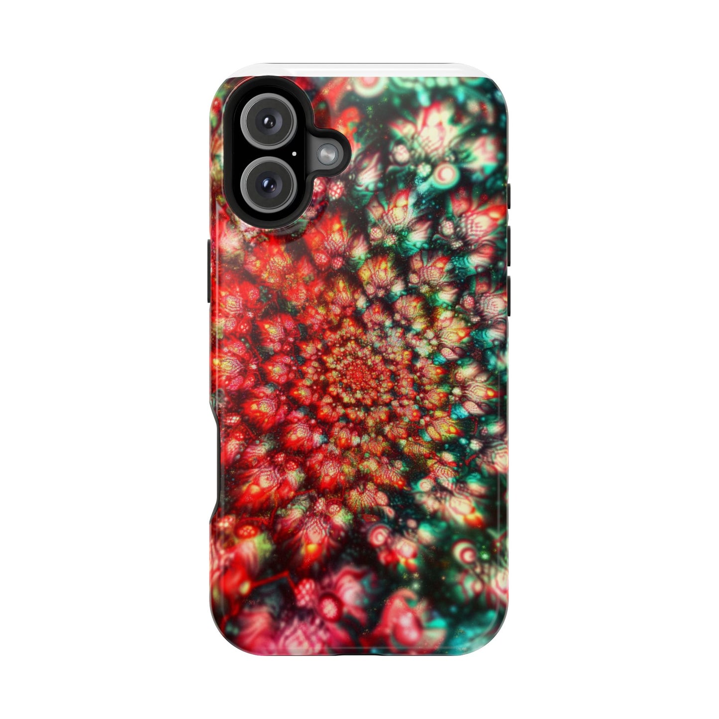 Luxurious Magnetic Wireless Charging Tough iPhone Case - "Psychedelic Dreams" by Moxie-Jay