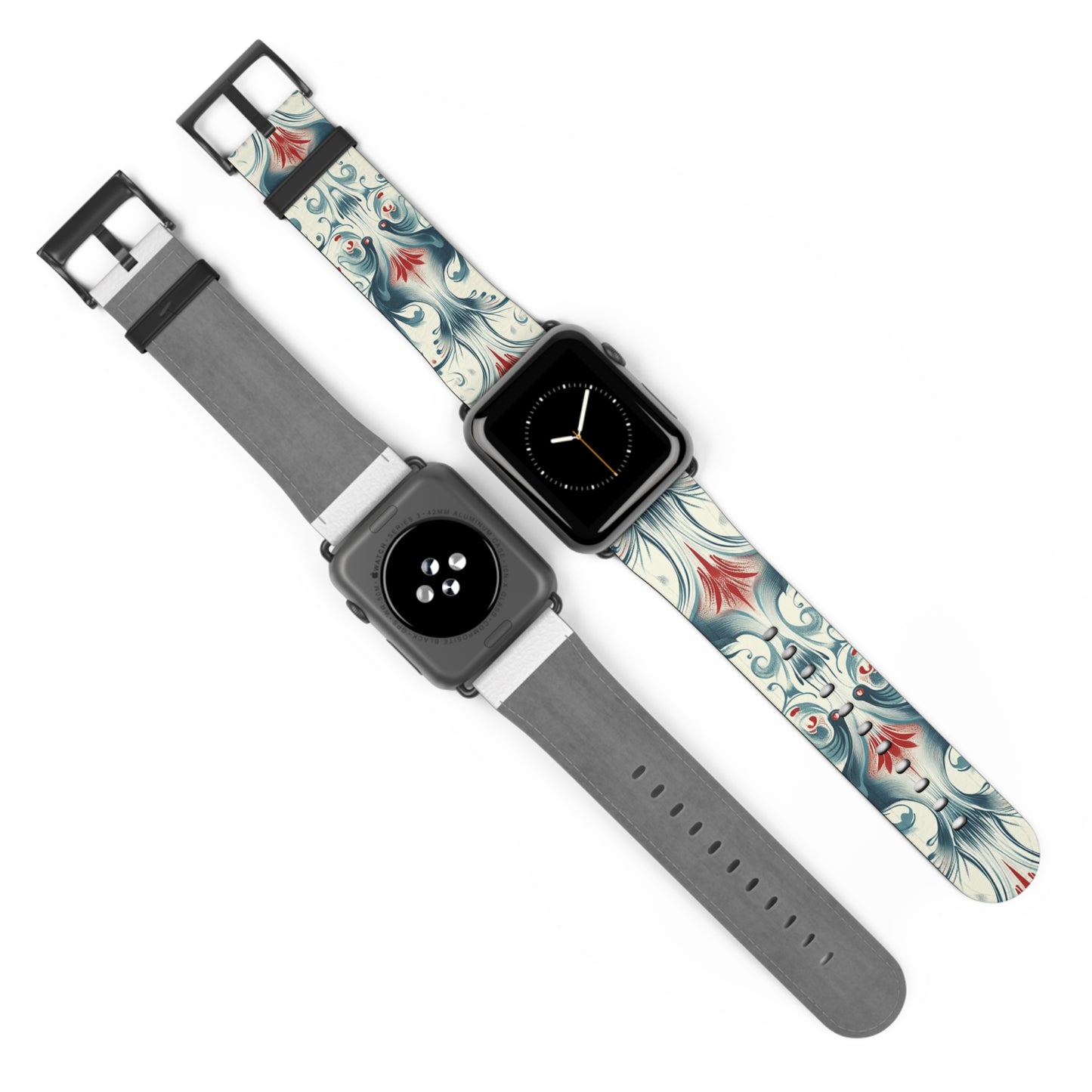 Vintage Floral Watch Band - Elegant Design for Apple Watch