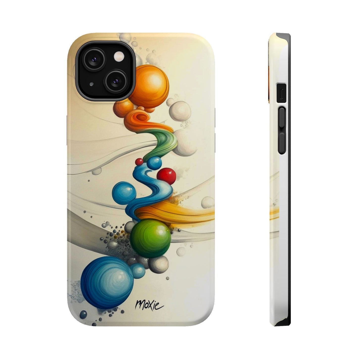 Phone Case - Abstract Balls Design by Moxie-Jay - Magnetic Tough