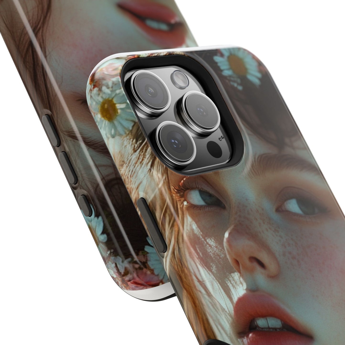 Phone Case Angelic Redhead Fashion Editorial Style