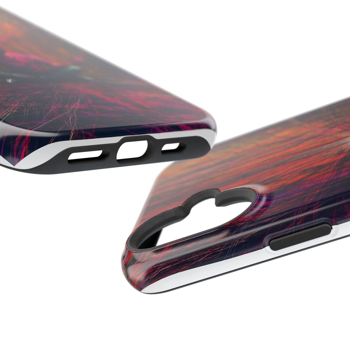 Luxurious Magnetic Wireless Charging Tough iPhone Case - "Transcendence" by Moxie-Jay