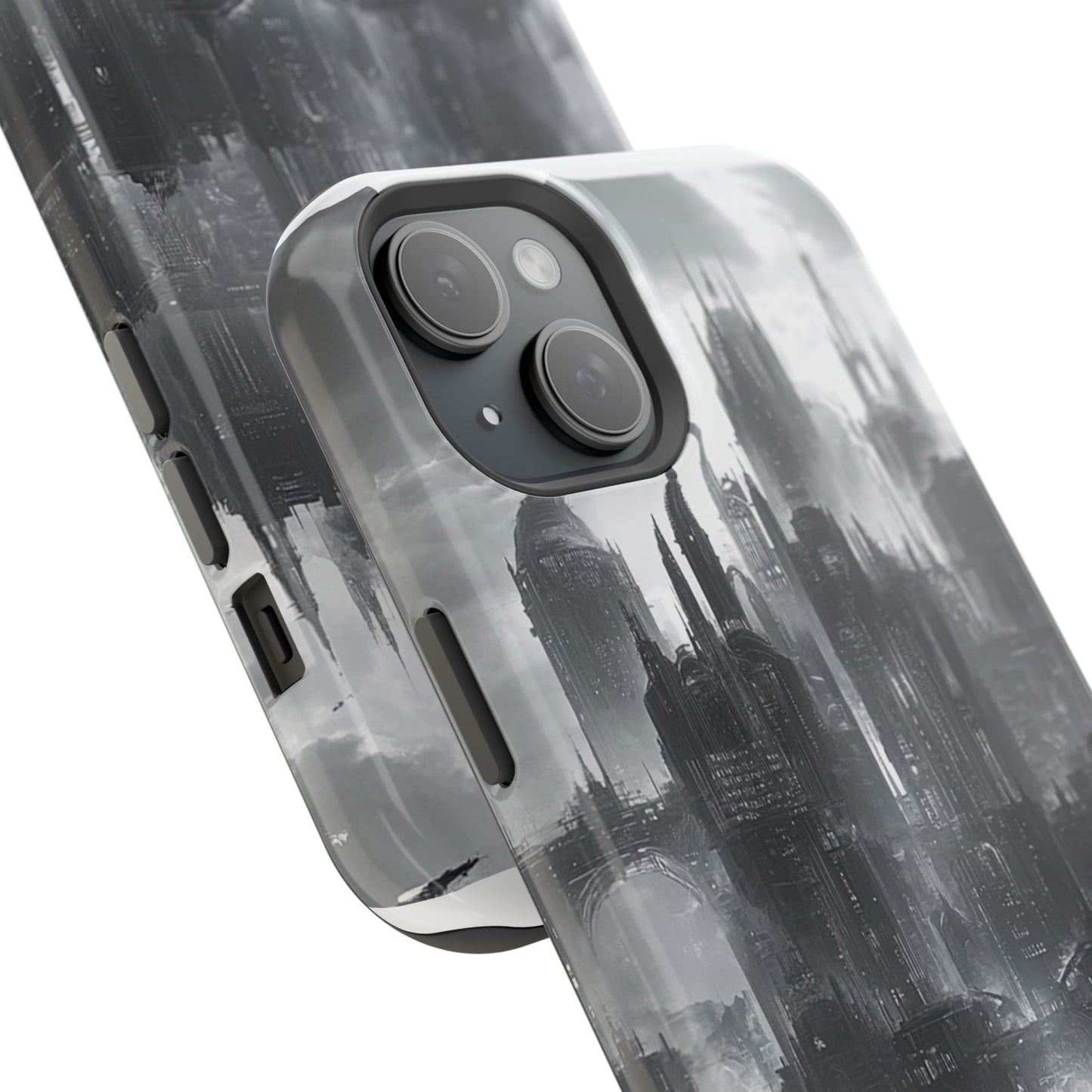 iPhone Magnetic Tough Case - Futuristic Gotham Design by Moxie Jay