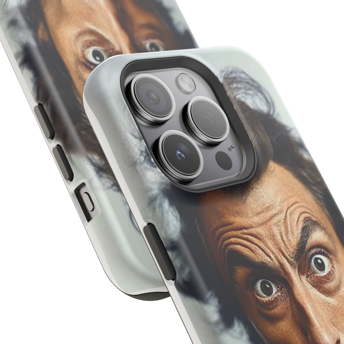 Luxurious Magnetic Wireless Charging Tough iPhone Case - “Close-Up Salvador Dali” by Moxie-Jay