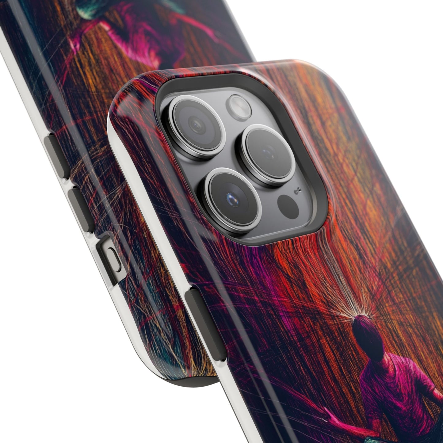 Luxurious Magnetic Wireless Charging Tough iPhone Case - "Transcendence" by Moxie-Jay