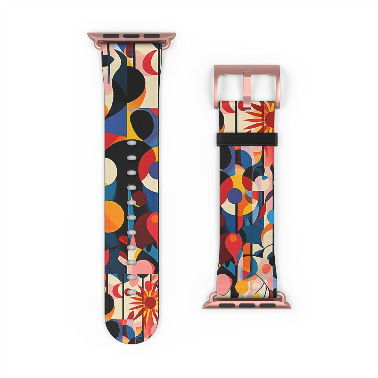 Colorful Geometric Watch Band – Stylish Accessory for Any Occasion