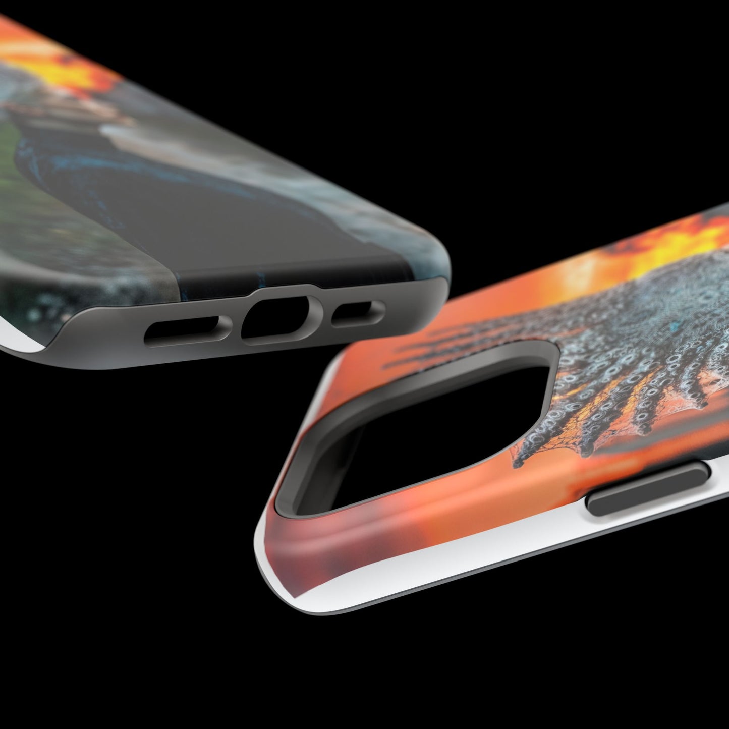 Sunset Goddess" Magnetic Wireless Charging iPhone Case by Moxie Jay