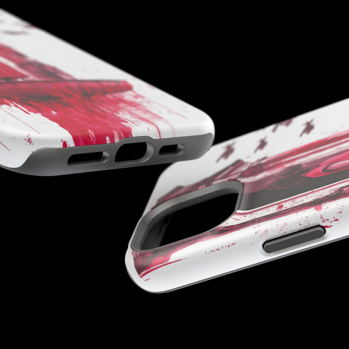 Luxurious MagSafe® Compatible iPhone Case - "Resilience in Ruins" by Moxie-Jay