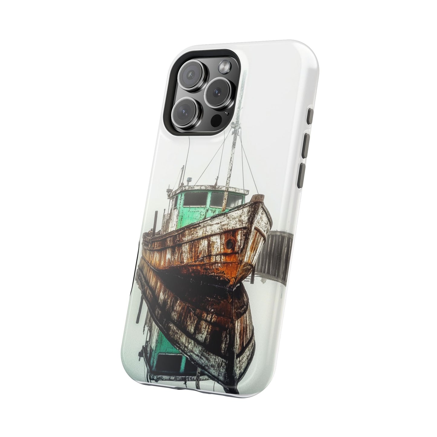 Rustic Boat Magnetic Tough Case for iPhone - Durable & Stylish Protection