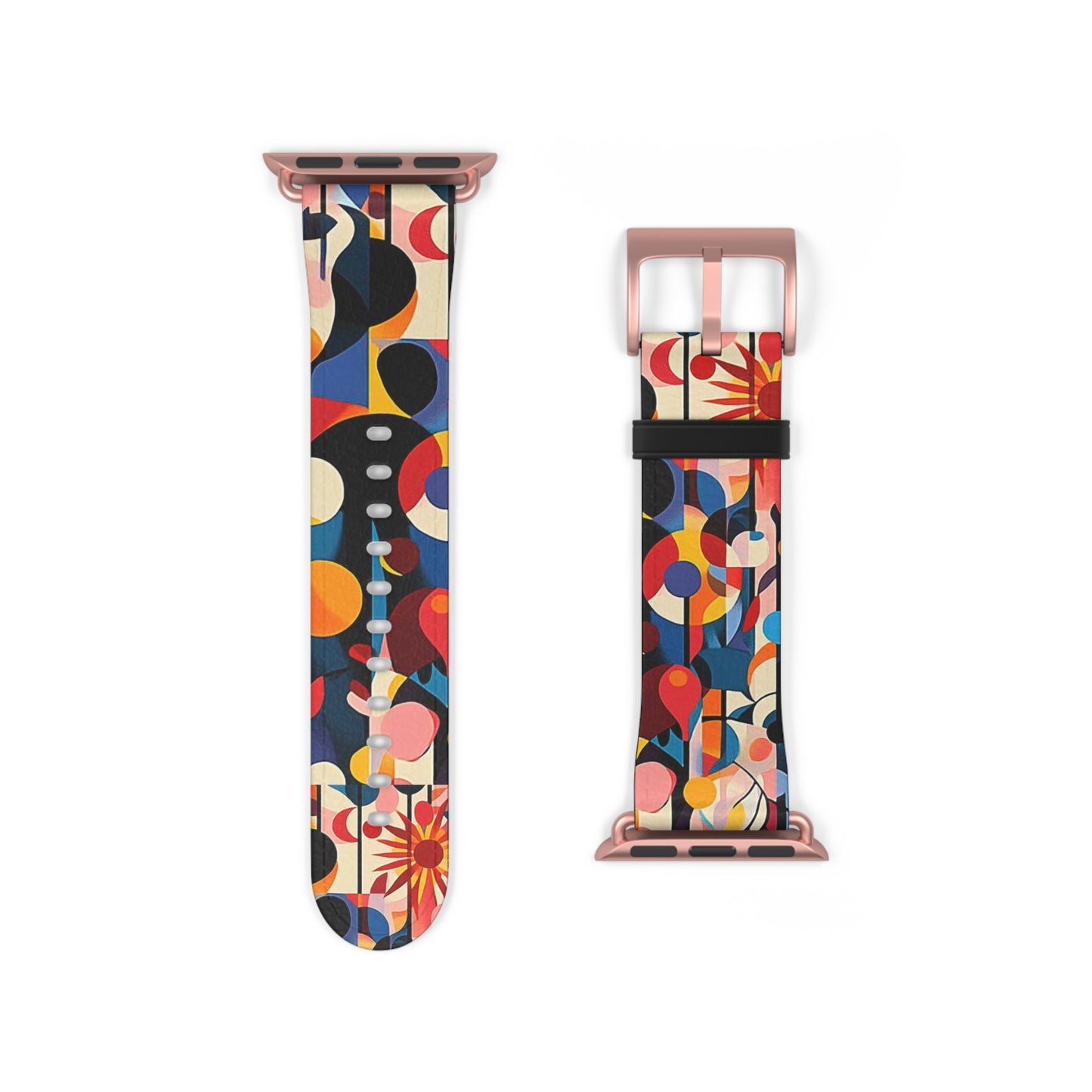 Colorful Geometric Watch Band – Stylish Accessory for Any Occasion