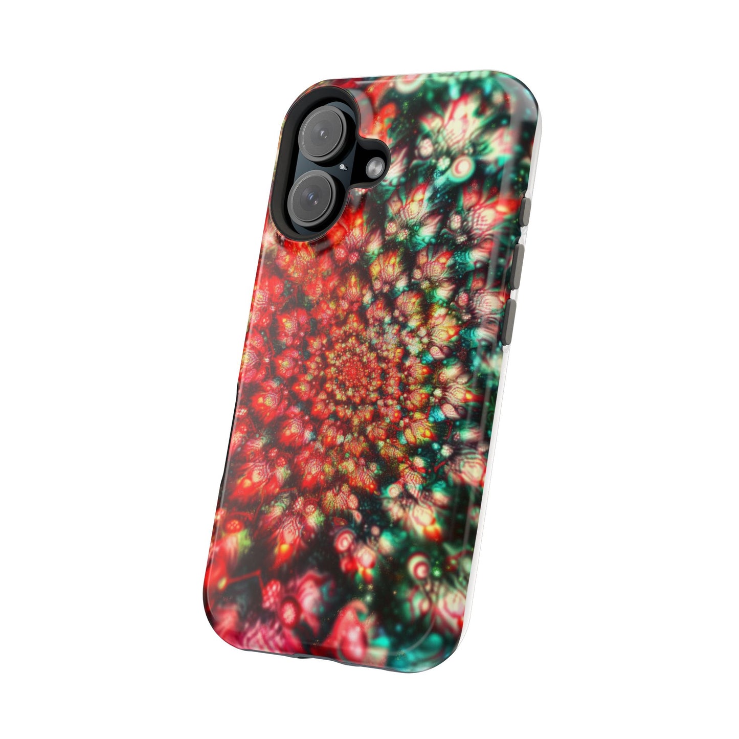Luxurious Magnetic Wireless Charging Tough iPhone Case - "Psychedelic Dreams" by Moxie-Jay