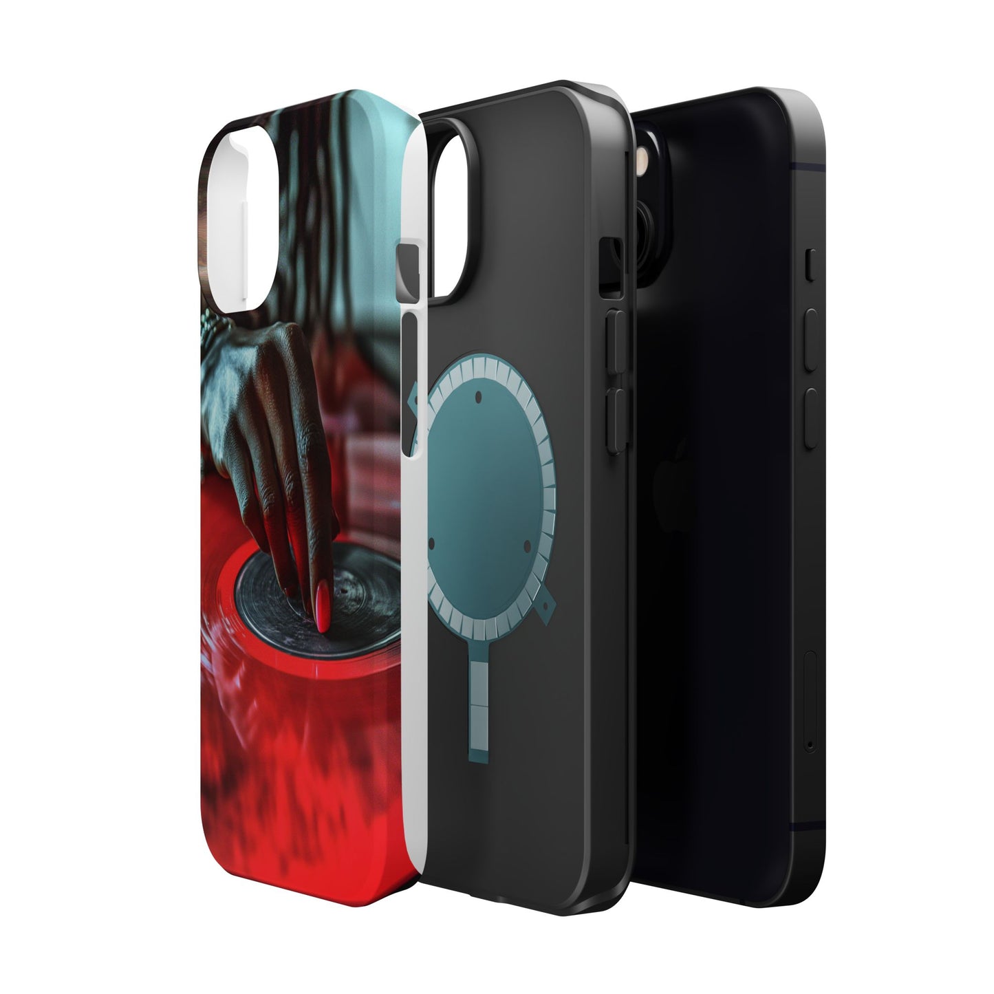 Luxurious MagSafe® Compatible iPhone Case - "Vinyl Groove" by Moxie-Jay