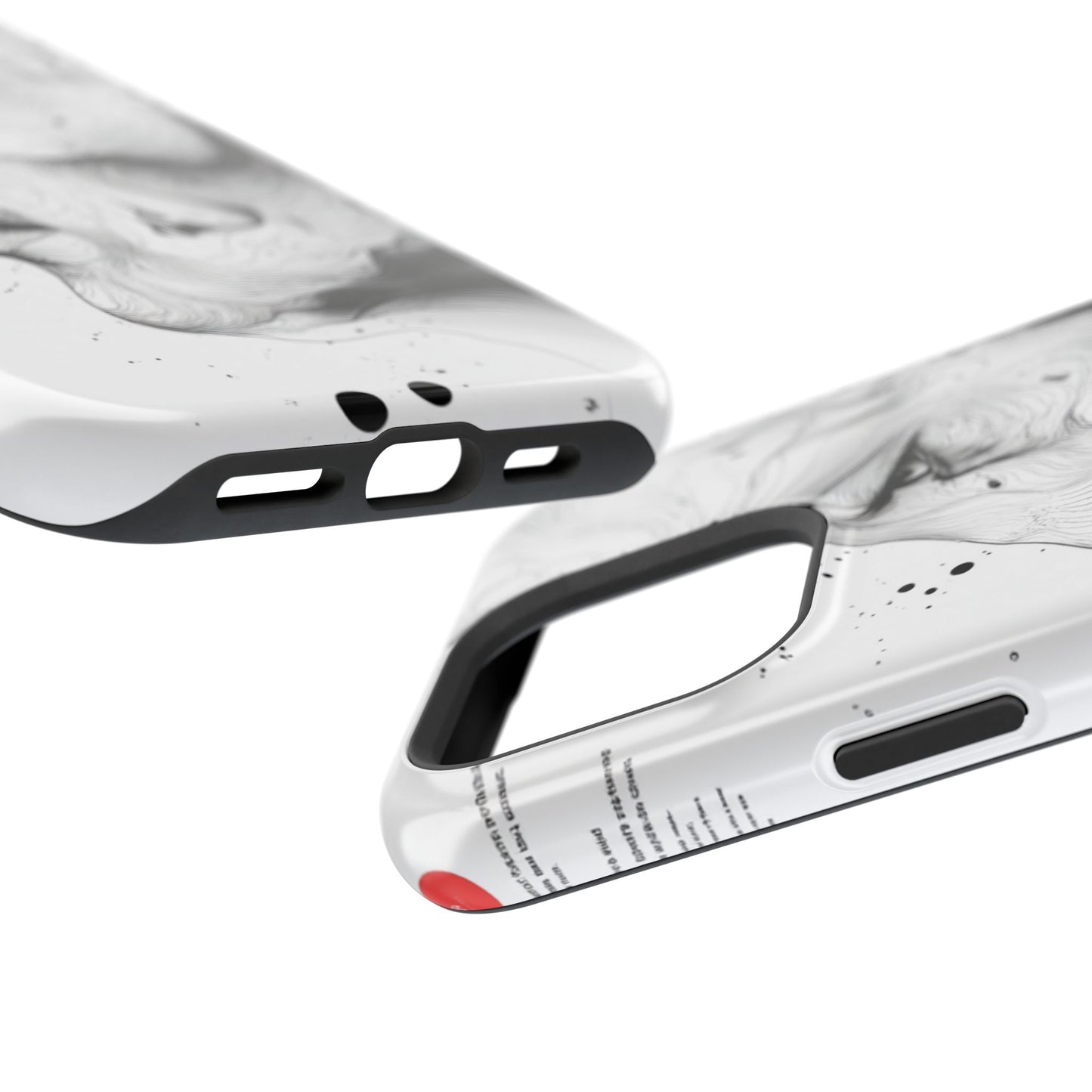 Artistic Magnetic Tough Case - Abstract Face Design for Aesthetic Appeal