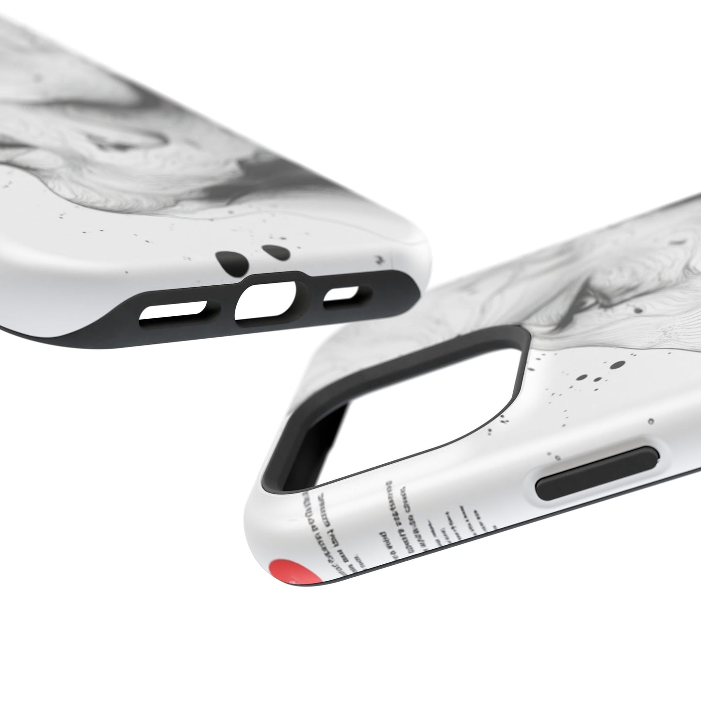 Artistic Magnetic Tough Case - Abstract Face Design for Aesthetic Appeal