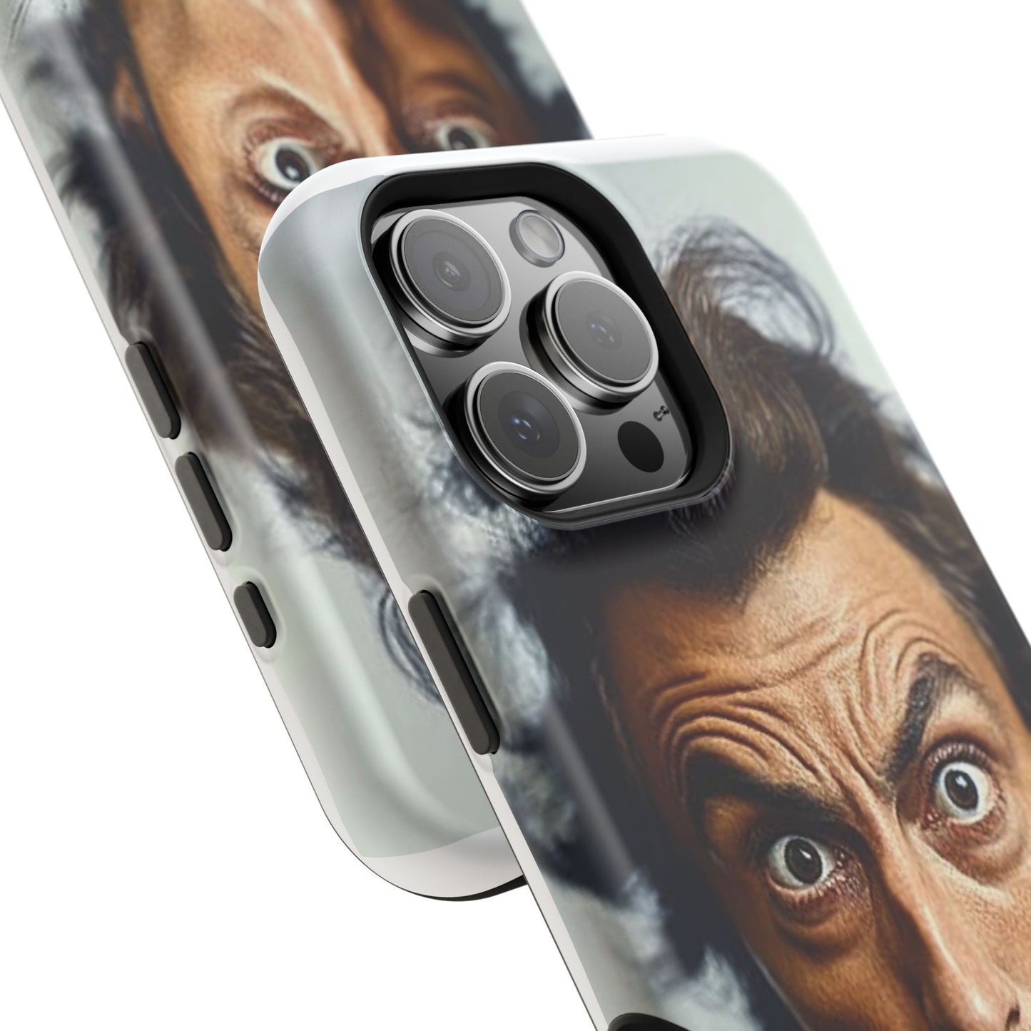 Luxurious Magnetic Wireless Charging Tough iPhone Case - “Close-Up Salvador Dali” by Moxie-Jay