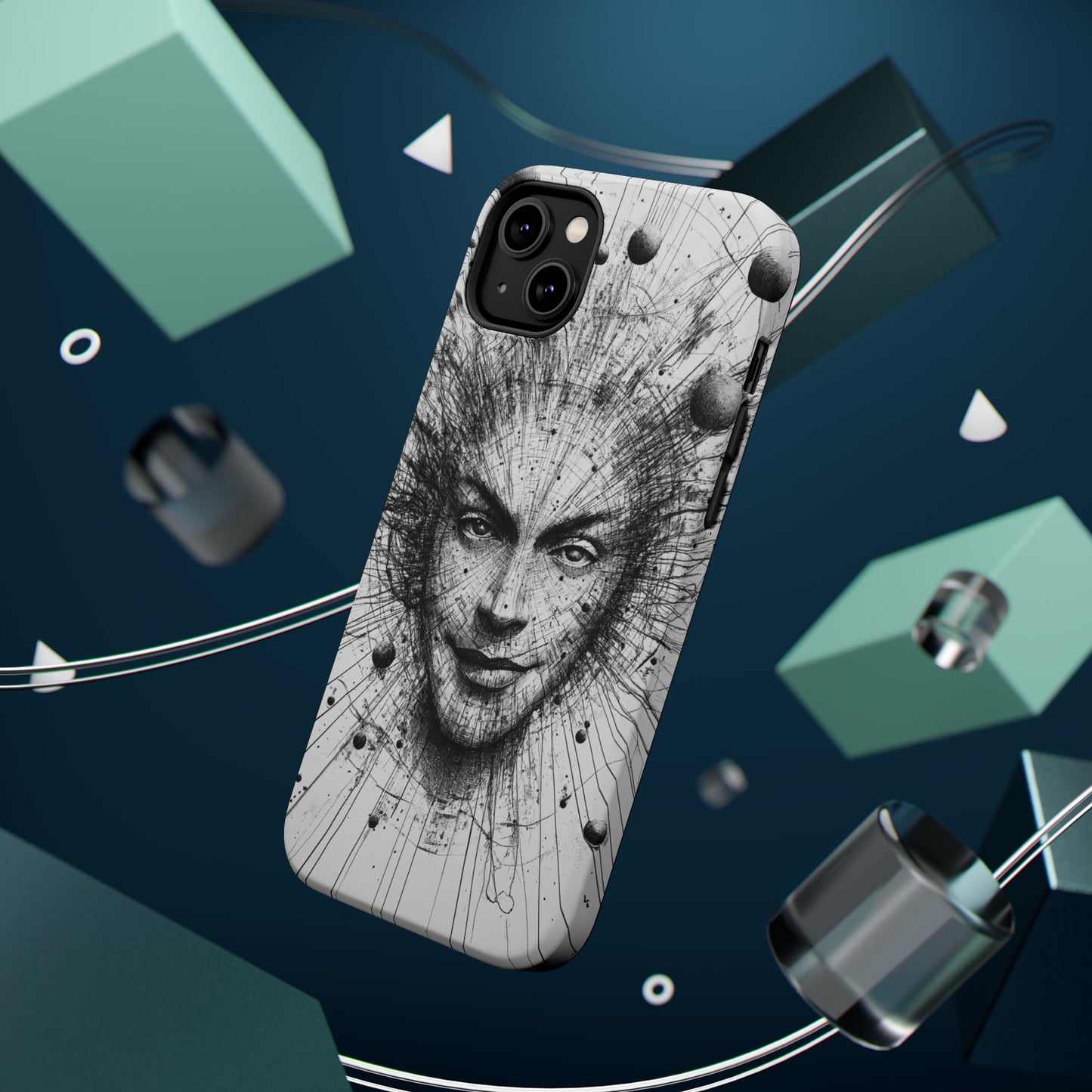Artistic Magnetic Phone Case - Unique Design for Creative Minds