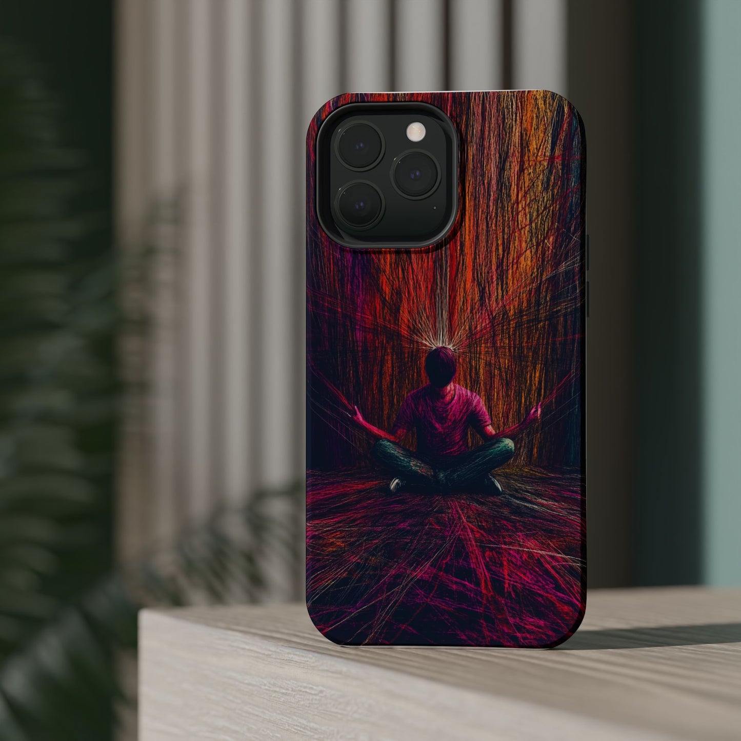 Luxurious Magnetic Wireless Charging Tough iPhone Case - "Transcendence" by Moxie-Jay