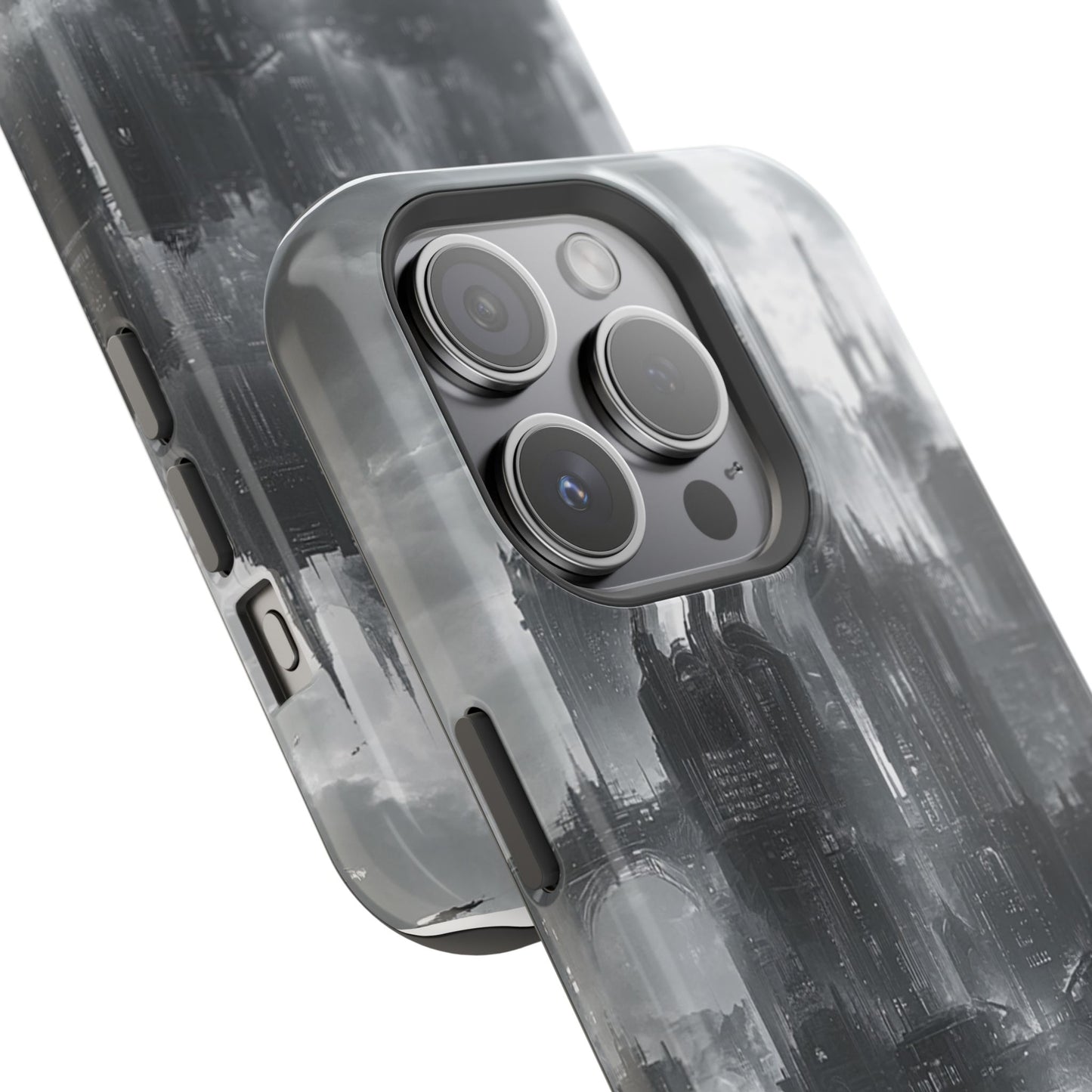 iPhone Magnetic Tough Case - Futuristic Gotham Design by Moxie Jay