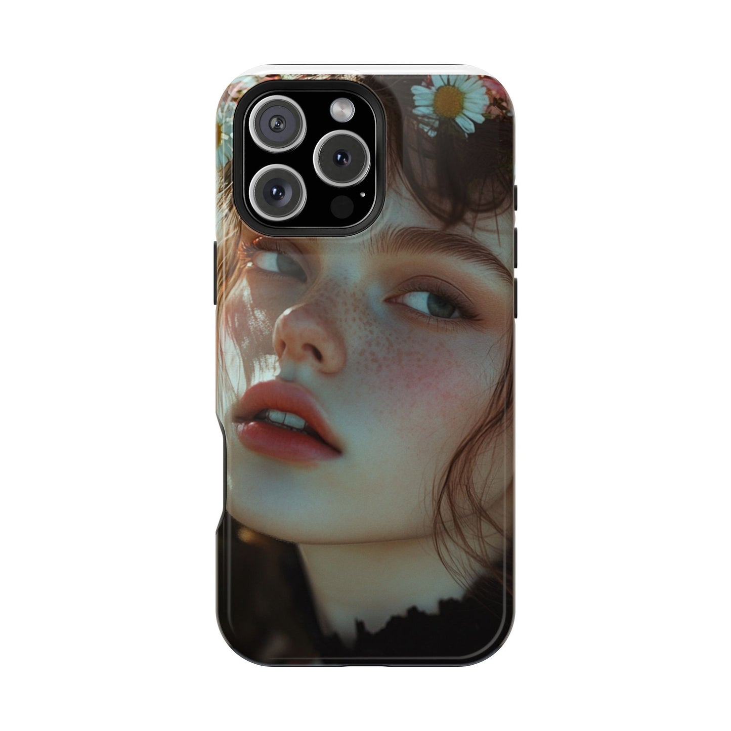 Phone Case Angelic Redhead Fashion Editorial Style