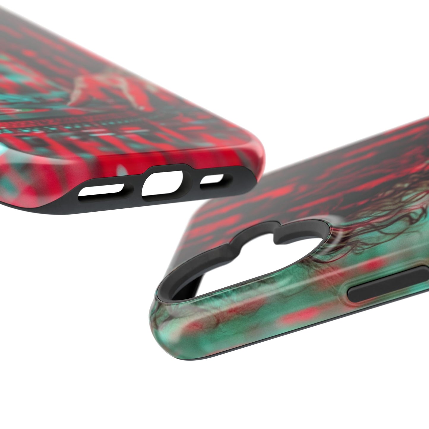 "Vinyl Virtuoso" Luxury Magnetic Wireless Charging iPhone Case by Moxie Jay