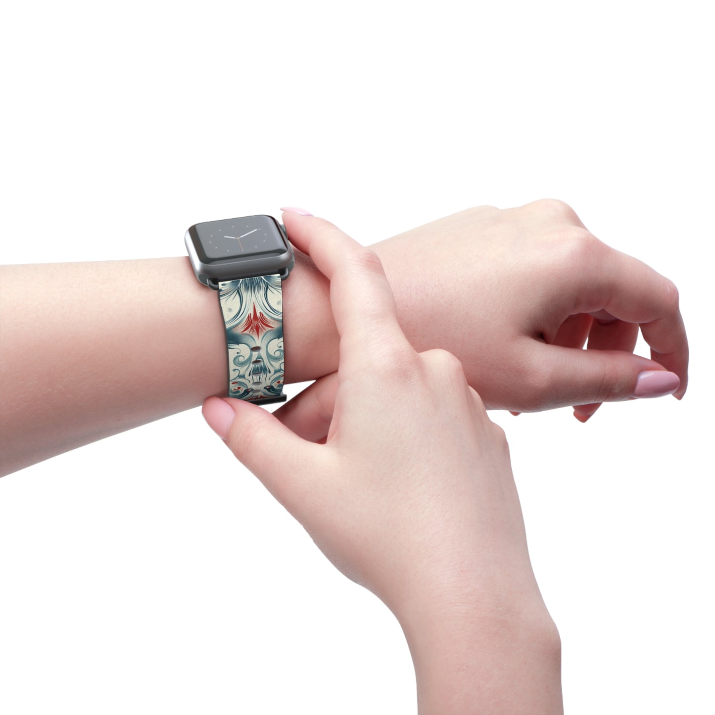 Vintage Floral Watch Band - Elegant Design for Apple Watch
