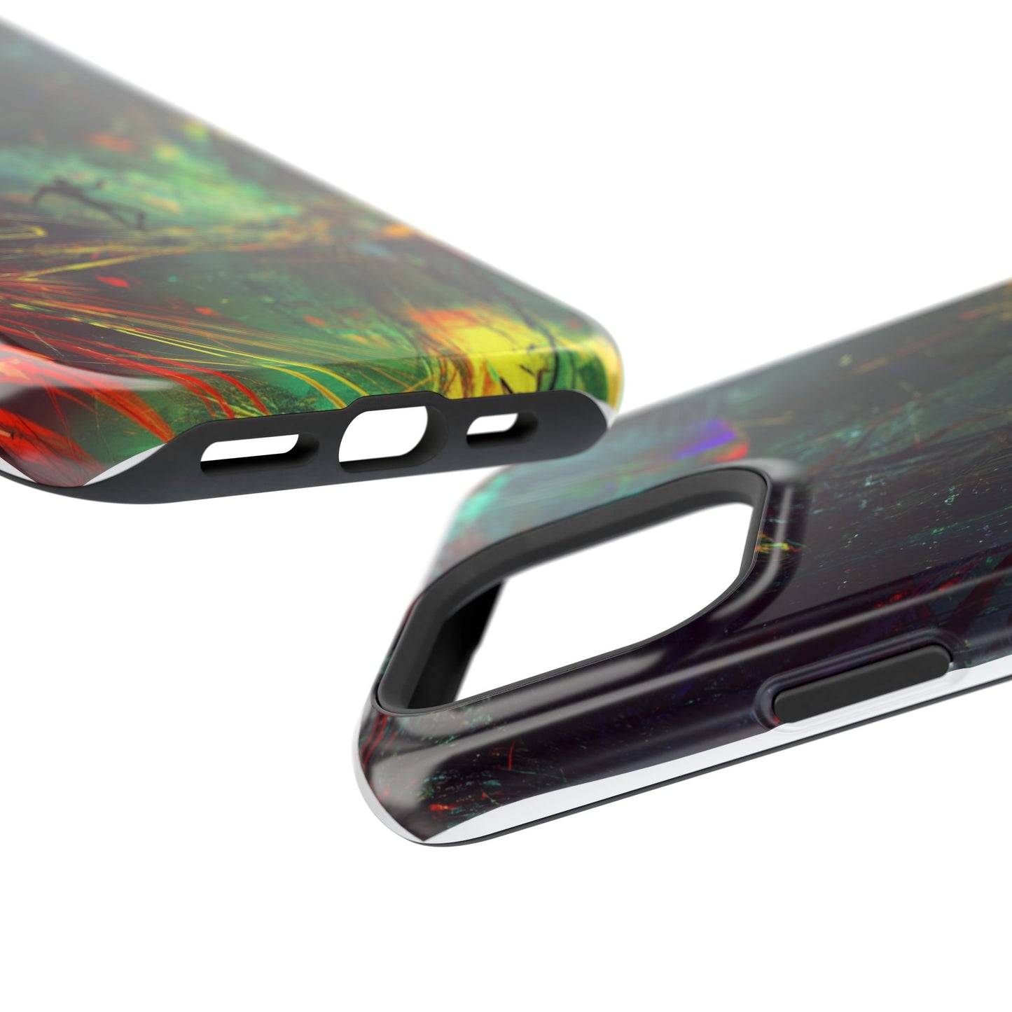 Phone Case with Abstract Art by moxie-jay