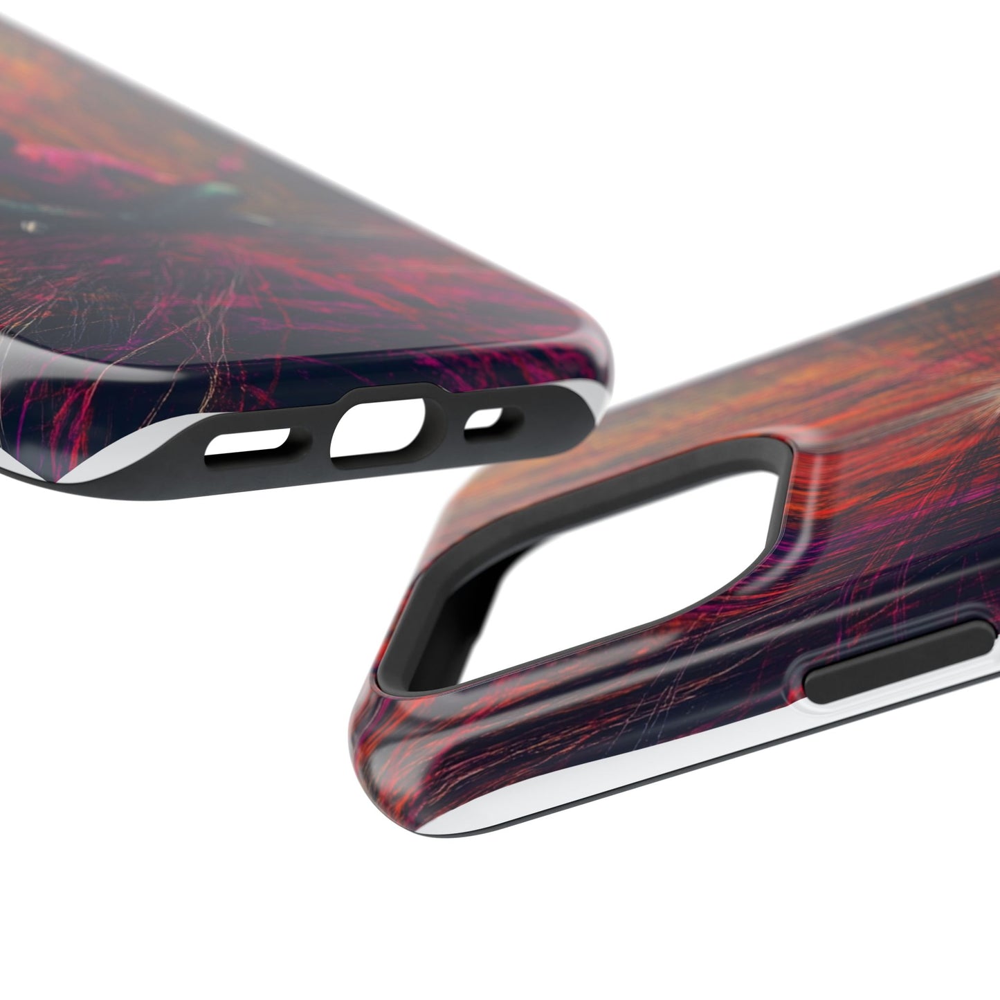 Luxurious Magnetic Wireless Charging Tough iPhone Case - "Transcendence" by Moxie-Jay