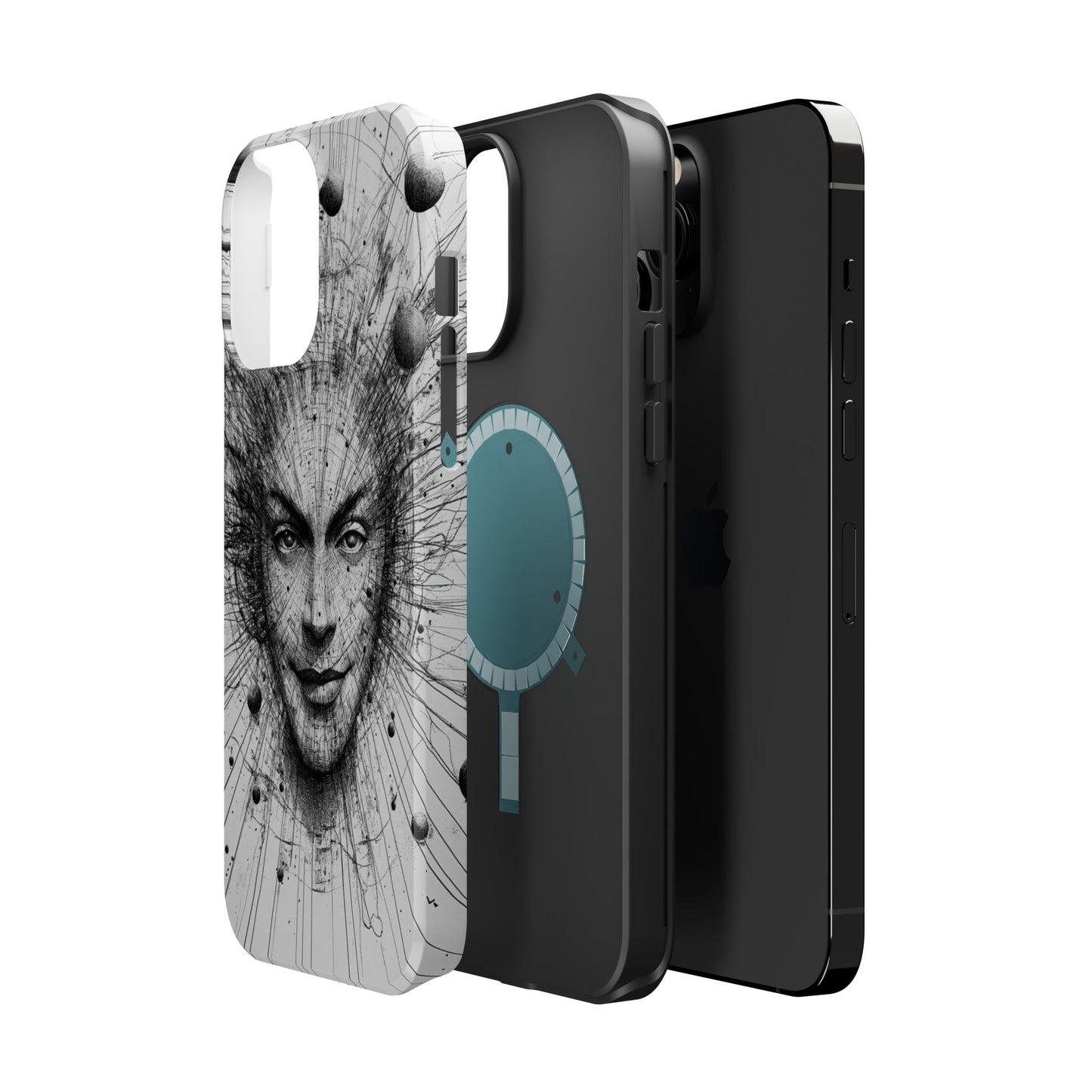 Artistic Magnetic Phone Case - Unique Design for Creative Minds