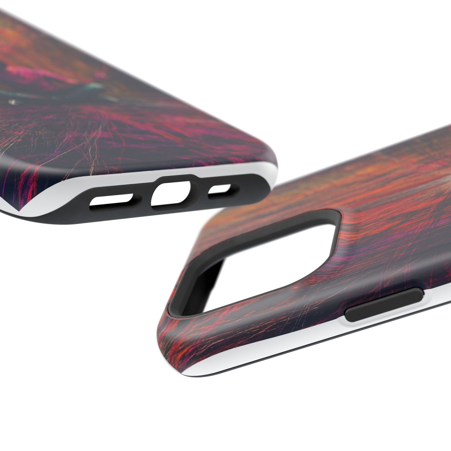 Luxurious Magnetic Wireless Charging Tough iPhone Case - "Transcendence" by Moxie-Jay