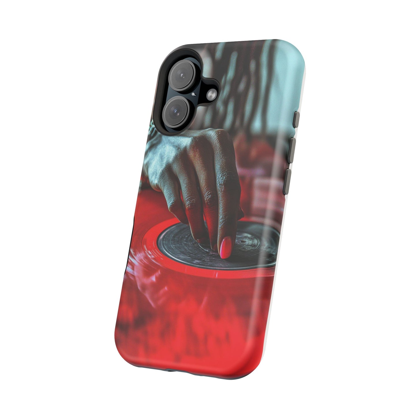 Luxurious MagSafe® Compatible iPhone Case - "Vinyl Groove" by Moxie-Jay