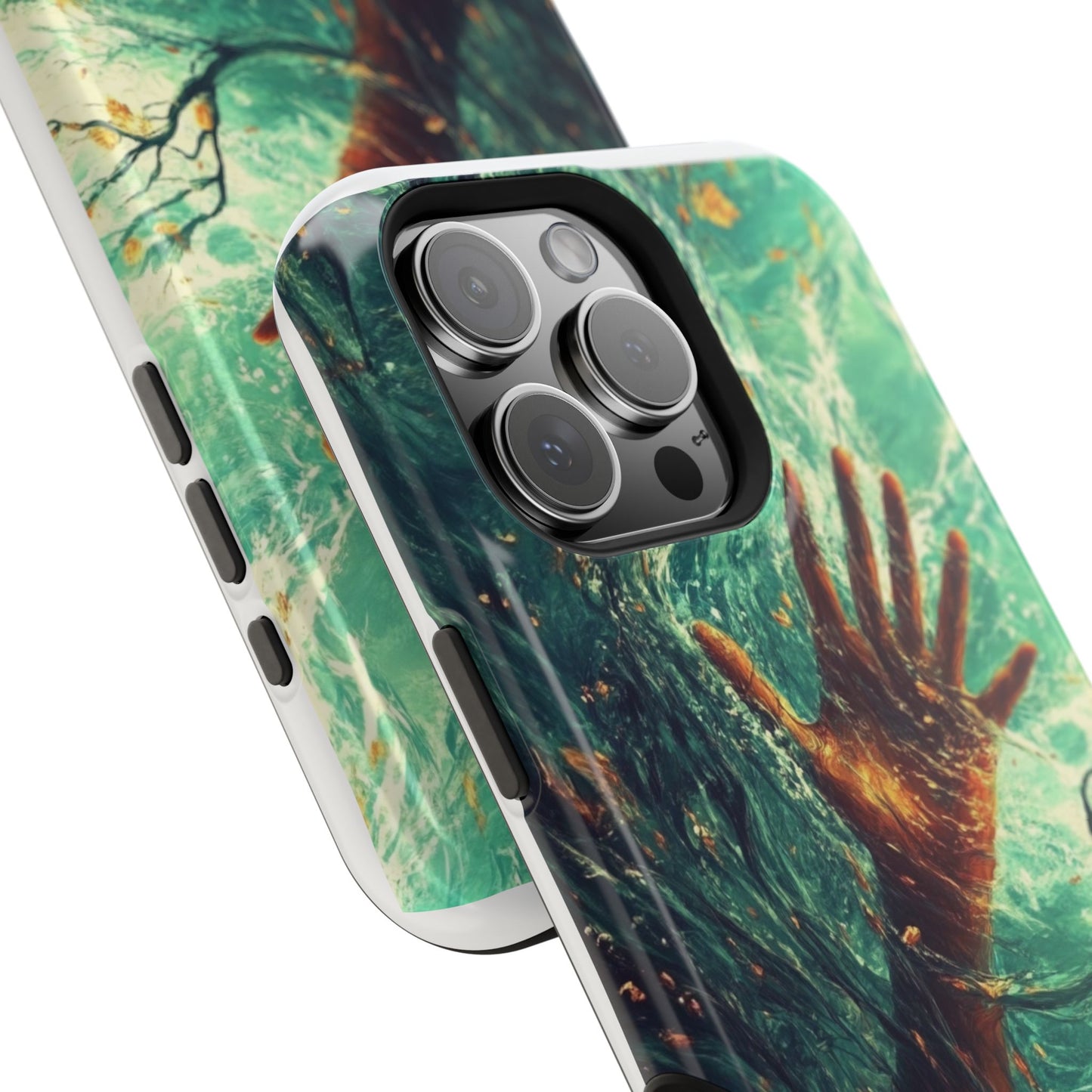 Magnetic Phone Protector Case - Ocean Surfer Design