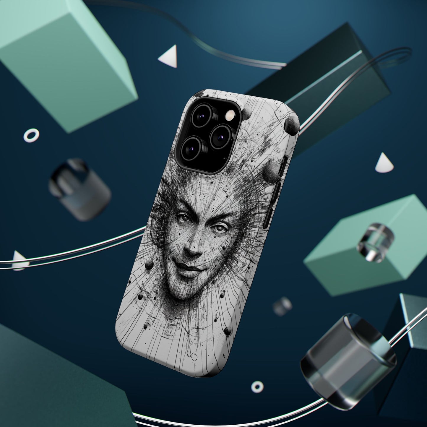 Artistic Magnetic Phone Case - Unique Design for Creative Minds