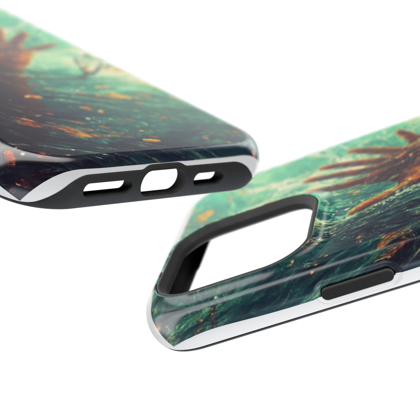 Magnetic Phone Protector Case - Ocean Surfer Design