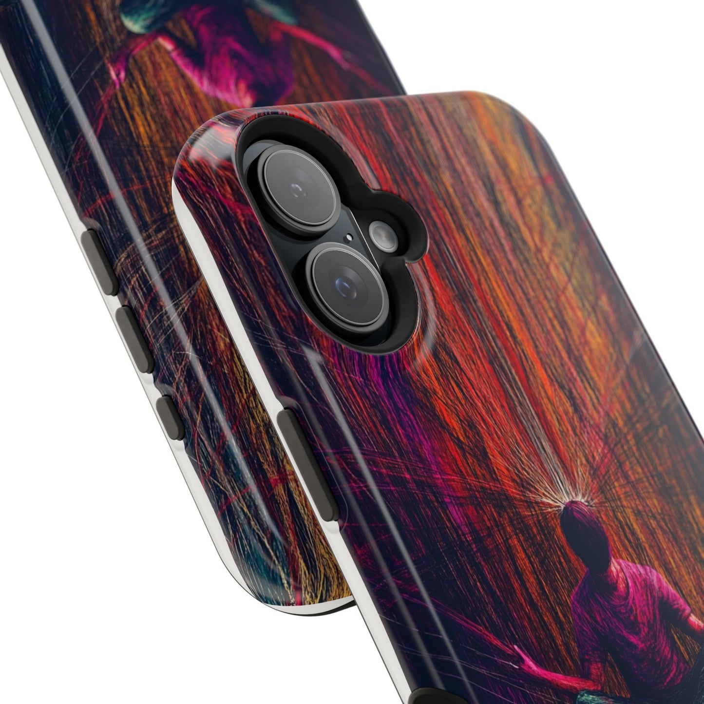 Luxurious Magnetic Wireless Charging Tough iPhone Case - "Transcendence" by Moxie-Jay