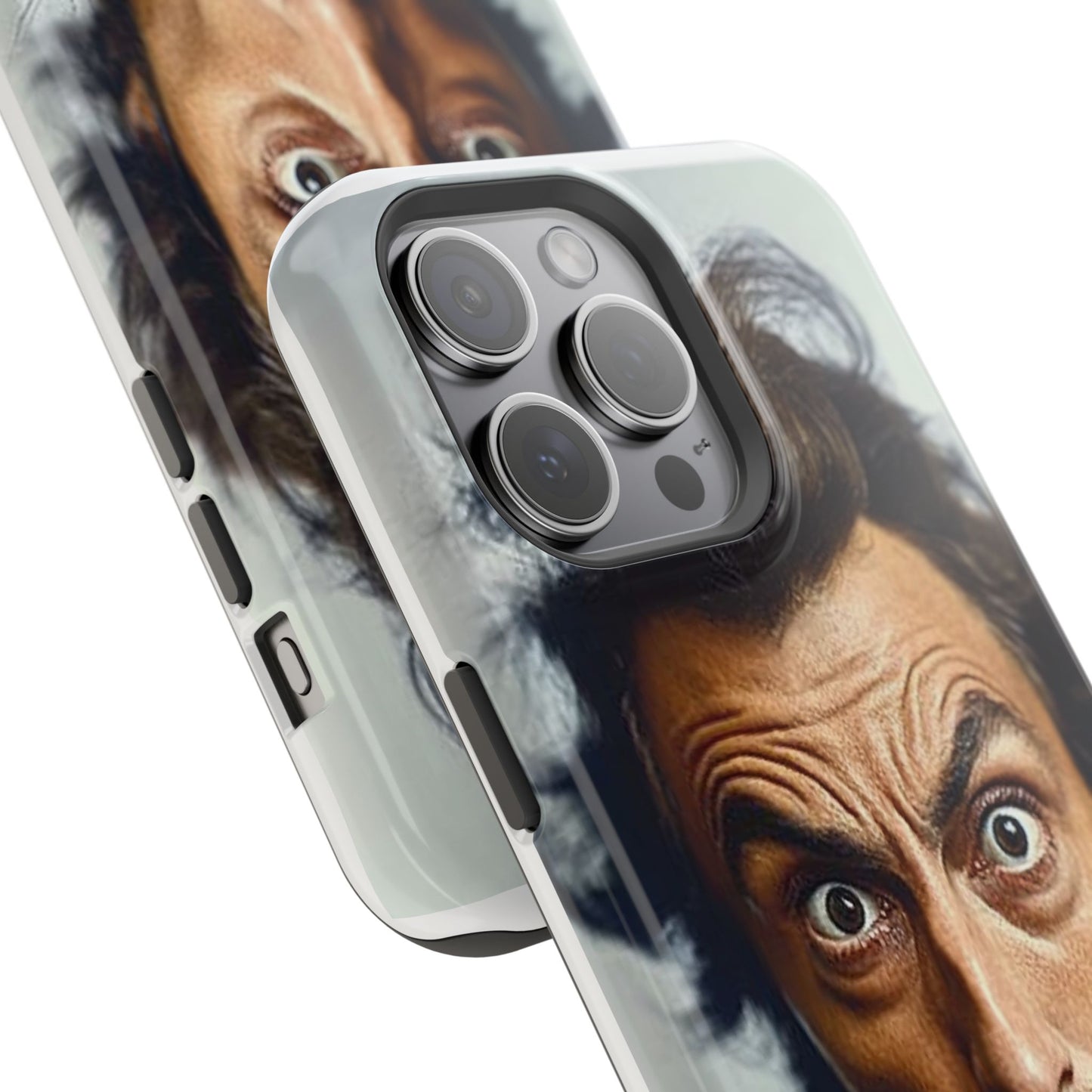 Luxurious Magnetic Wireless Charging Tough iPhone Case - “Close-Up Salvador Dali” by Moxie-Jay