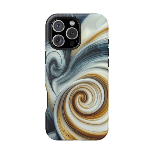 Artistic Magnetic Tough Cases - Swirl Design for iPhone
