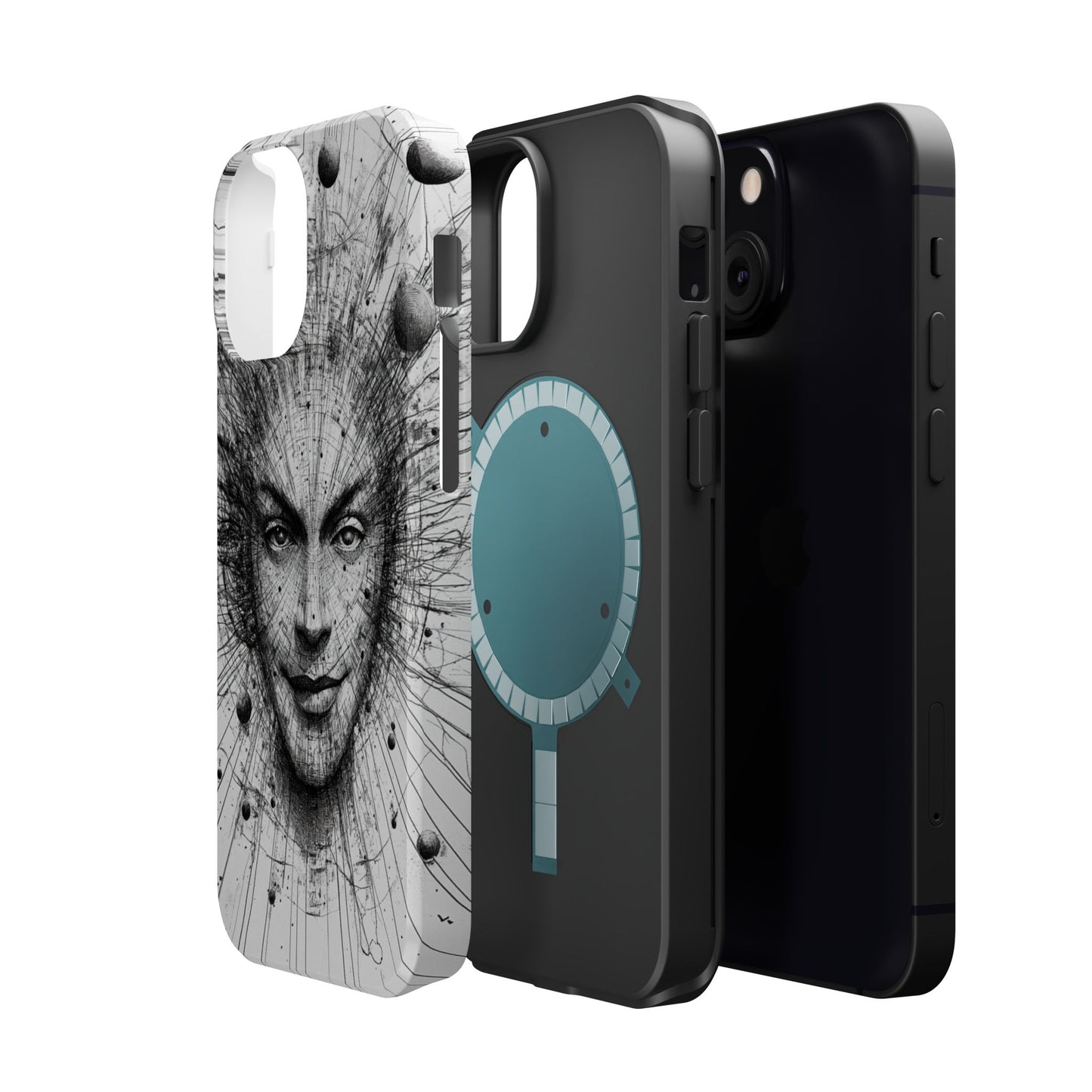 Artistic Magnetic Phone Case - Unique Design for Creative Minds