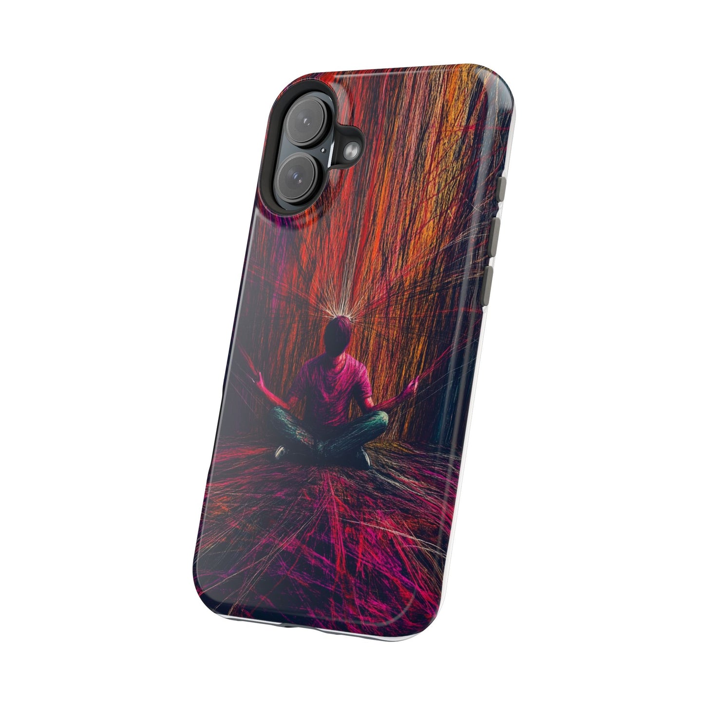Luxurious Magnetic Wireless Charging Tough iPhone Case - "Transcendence" by Moxie-Jay